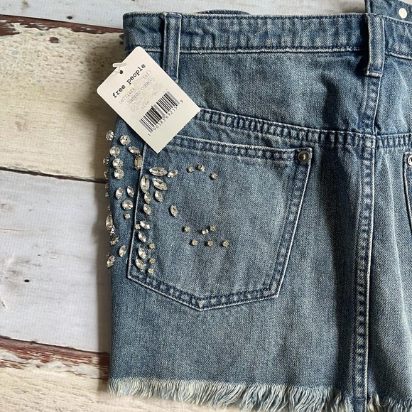 Free People Gemstone miniskirt indigo combo - Picture 7 of 11